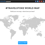 #TRAVELSTOKE WORLD MAP で行ったことのある国を塗ってみよう
